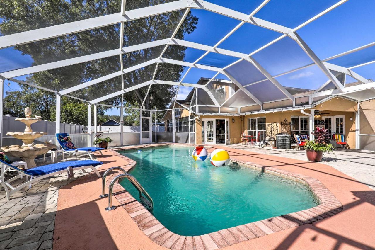 Cozy Home In Heart Of Tampa With Lanai And Pool! Dış mekan fotoğraf